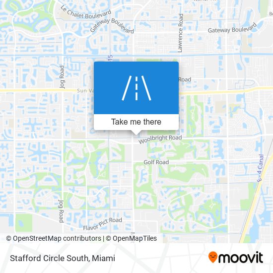 Stafford Circle South map