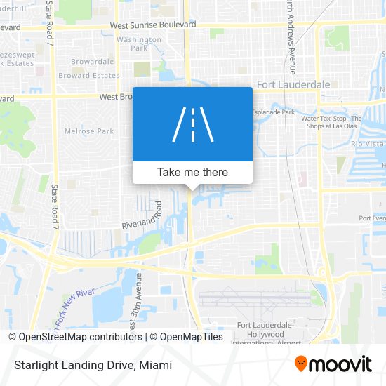 Starlight Landing Drive map