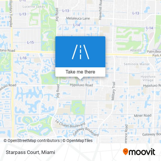 Mapa de Starpass Court