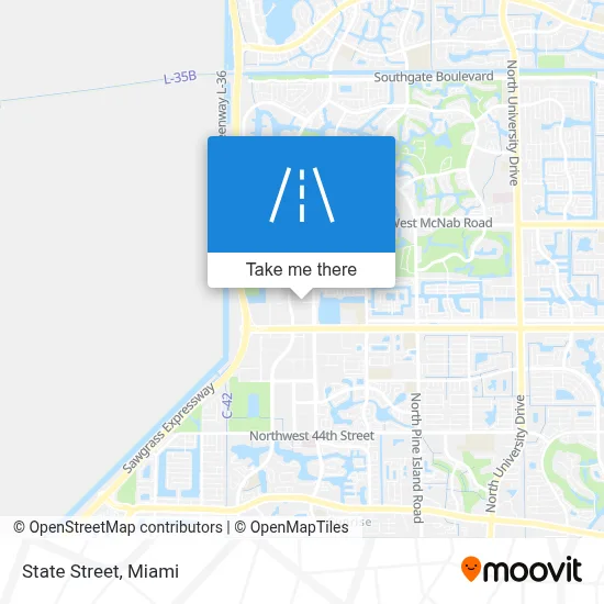 State Street map