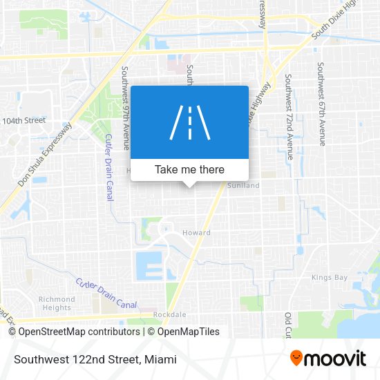 Mapa de Southwest 122nd Street