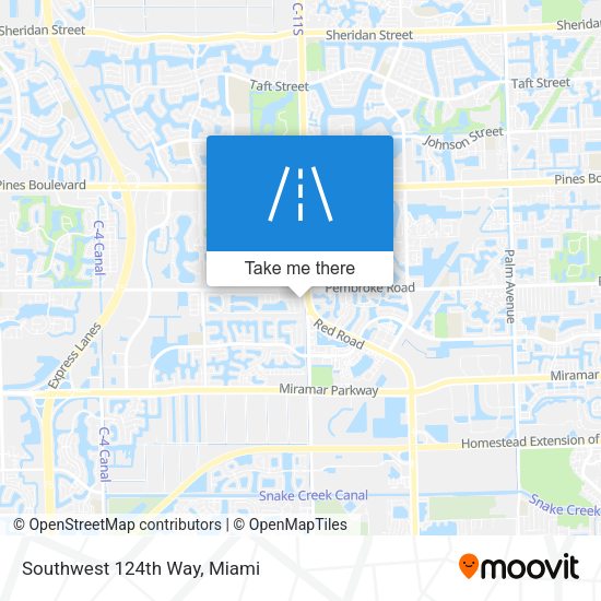 Mapa de Southwest 124th Way