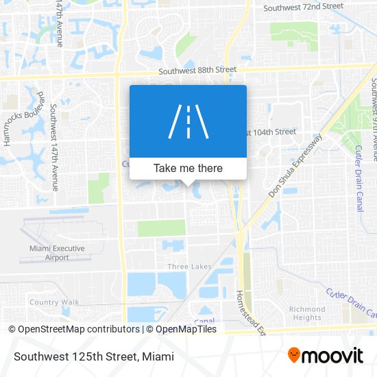 Mapa de Southwest 125th Street