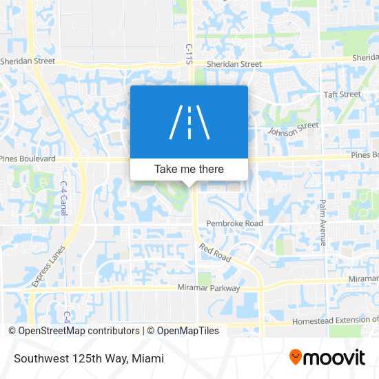 Mapa de Southwest 125th Way