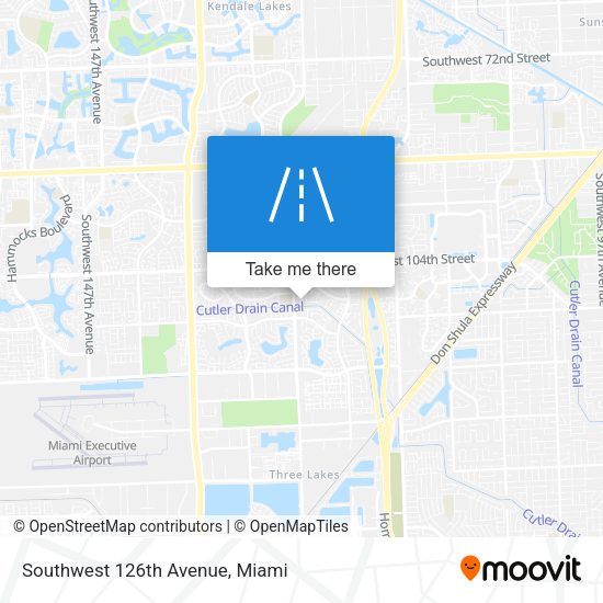 Southwest 126th Avenue map