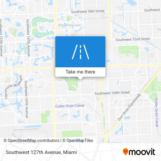 Mapa de Southwest 127th Avenue