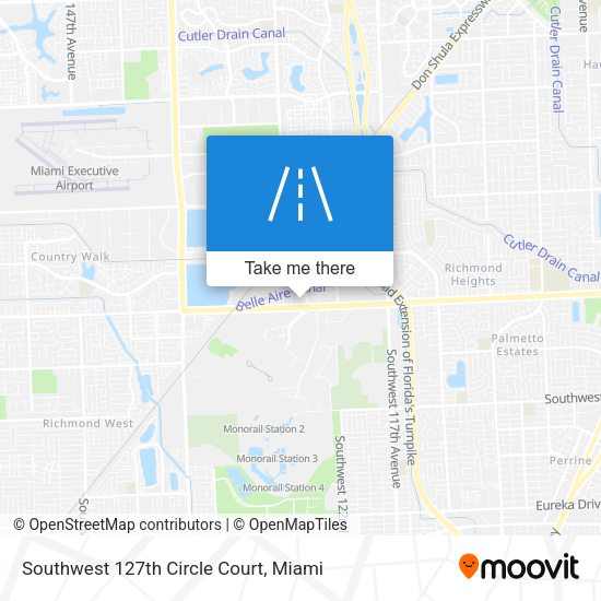 Mapa de Southwest 127th Circle Court