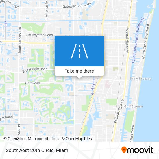 Mapa de Southwest 20th Circle