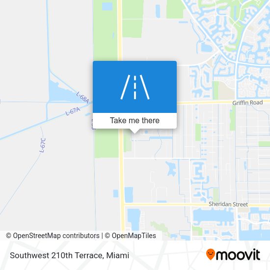 Mapa de Southwest 210th Terrace