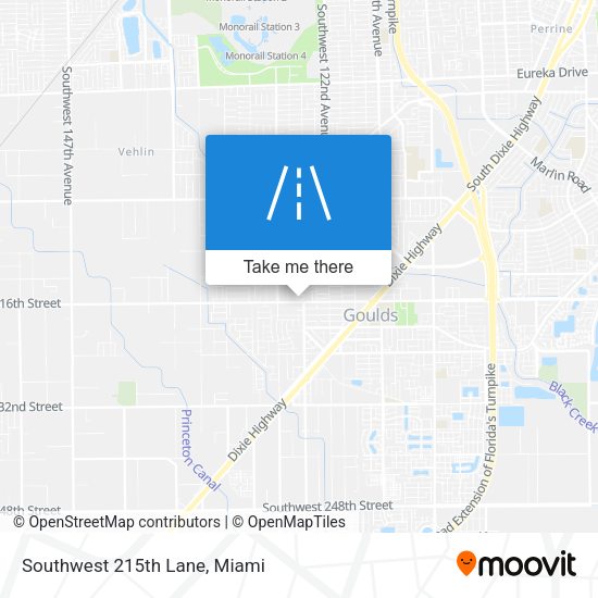 Mapa de Southwest 215th Lane