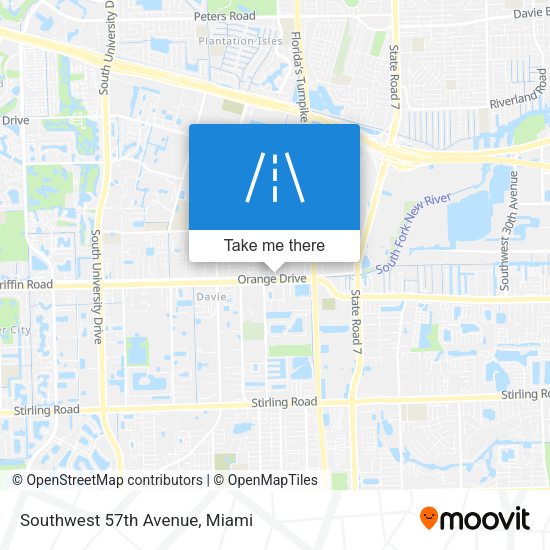 Mapa de Southwest 57th Avenue