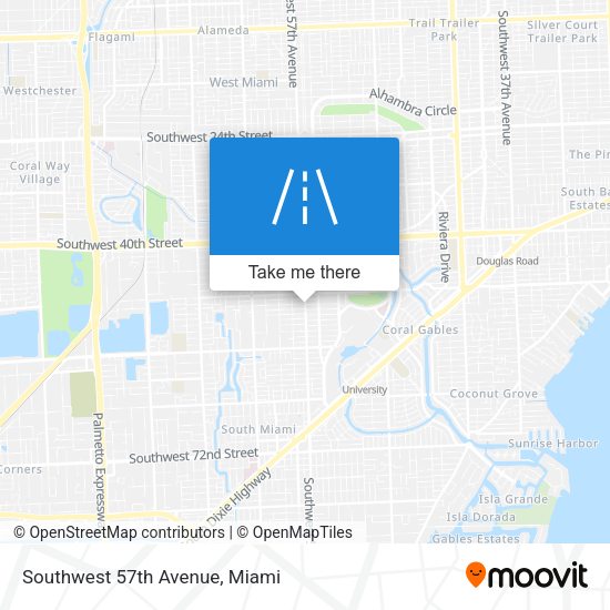 Mapa de Southwest 57th Avenue