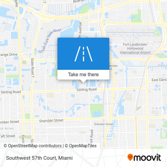 Mapa de Southwest 57th Court