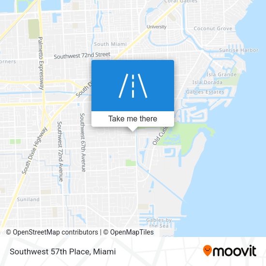 Mapa de Southwest 57th Place