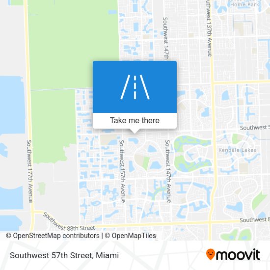 Southwest 57th Street map