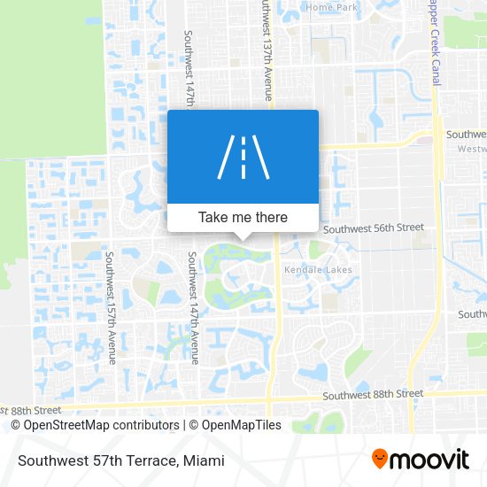 Mapa de Southwest 57th Terrace