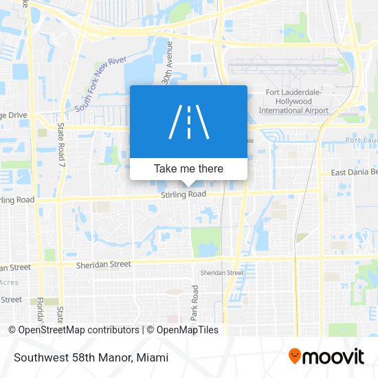 Mapa de Southwest 58th Manor