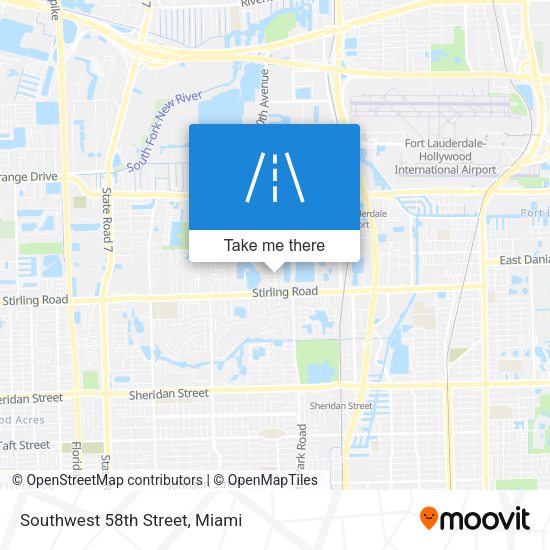 Mapa de Southwest 58th Street