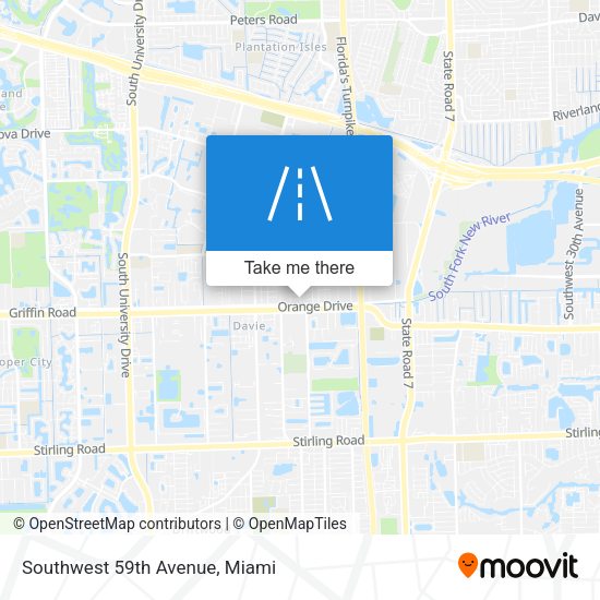 Southwest 59th Avenue map