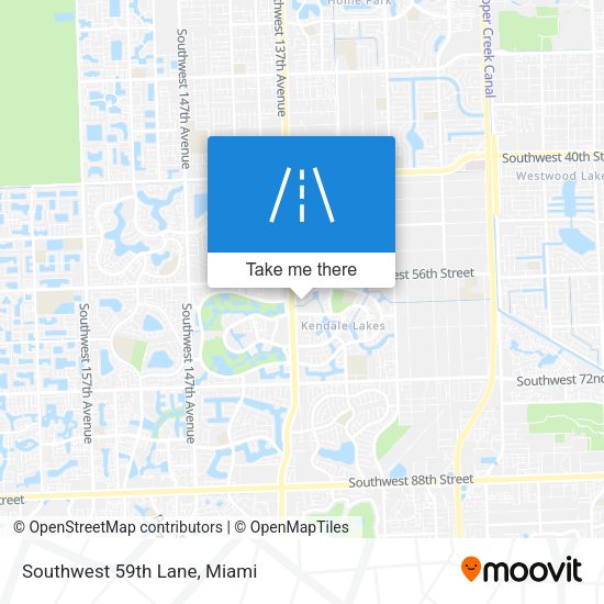 Southwest 59th Lane map