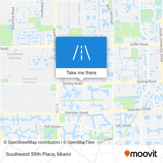 Mapa de Southwest 59th Place