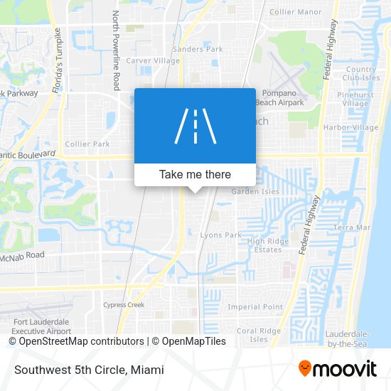 Mapa de Southwest 5th Circle