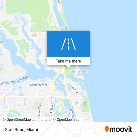 Mapa de Stati Road