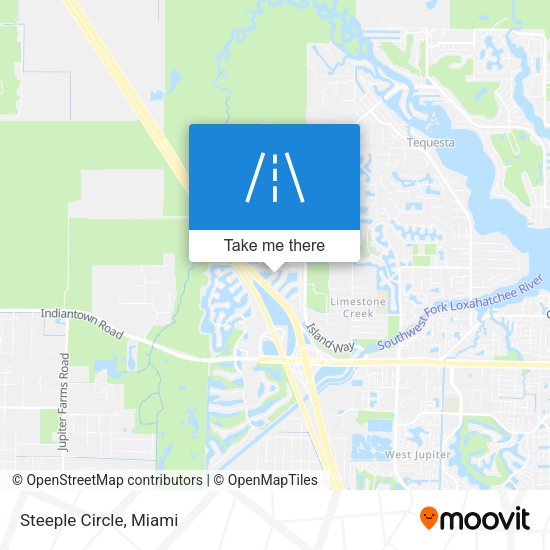 Mapa de Steeple Circle