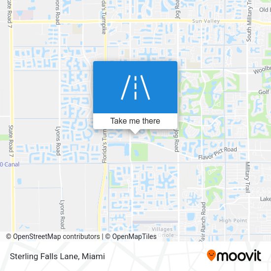 Mapa de Sterling Falls Lane