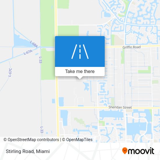 Mapa de Stirling Road