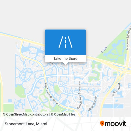 Stonemont Lane map