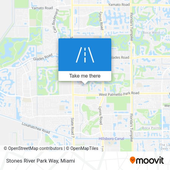 Stones River Park Way map