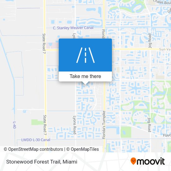 Stonewood Forest Trail map
