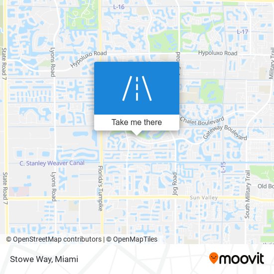 Stowe Way map