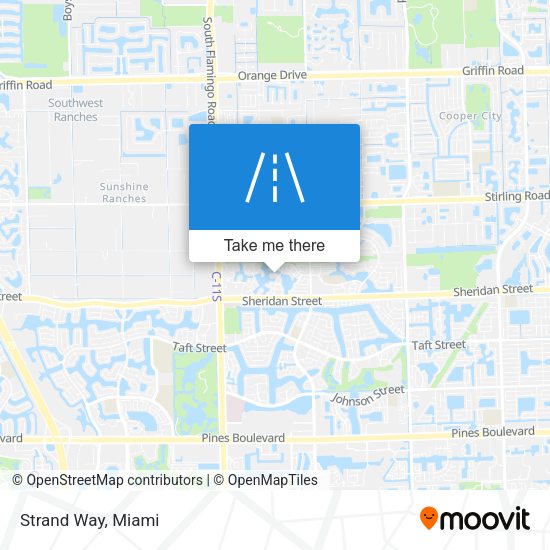 Mapa de Strand Way