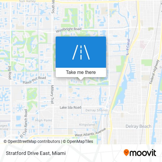 Mapa de Stratford Drive East