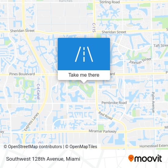 Southwest 128th Avenue map