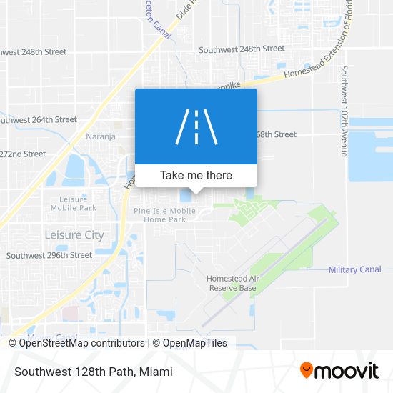 Mapa de Southwest 128th Path
