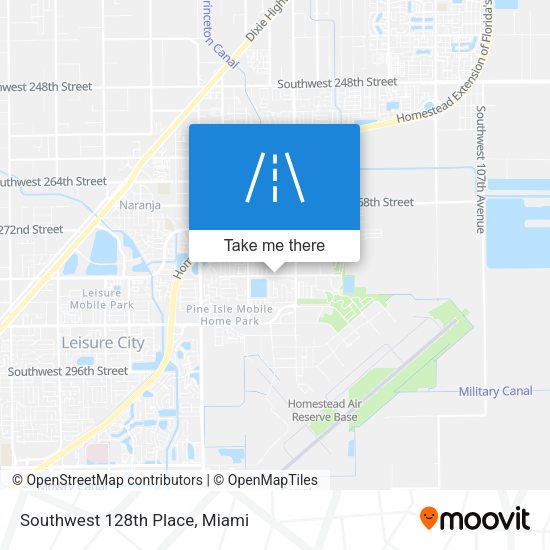 Mapa de Southwest 128th Place