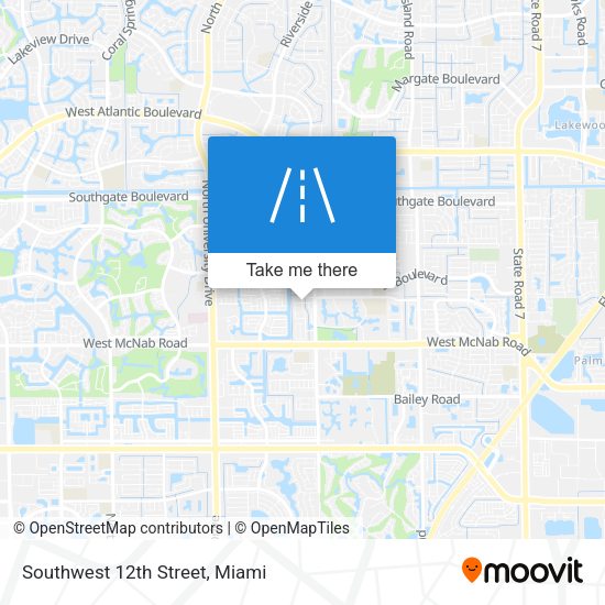Mapa de Southwest 12th Street