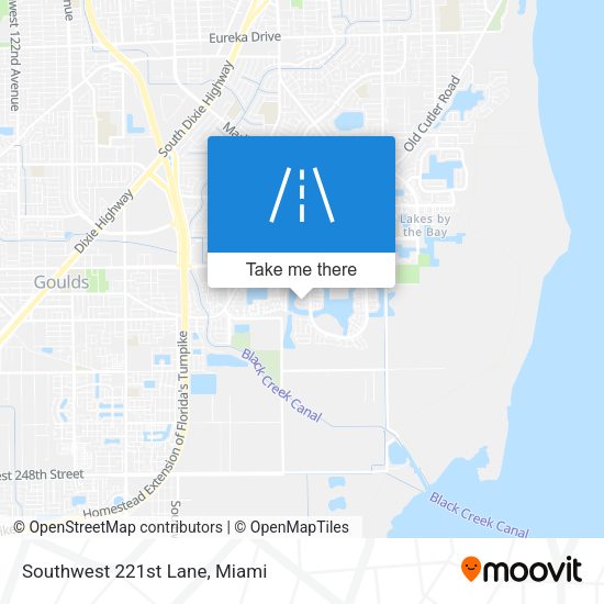 Southwest 221st Lane map