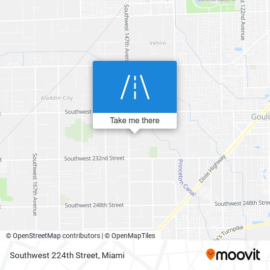 Southwest 224th Street map