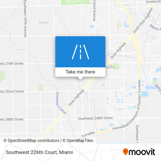 Mapa de Southwest 226th Court