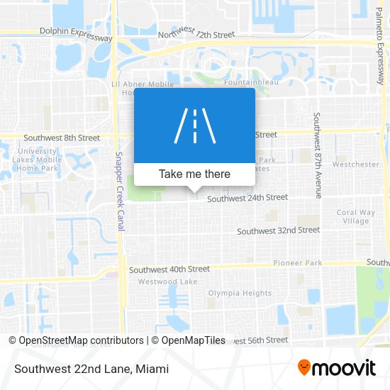 Mapa de Southwest 22nd Lane