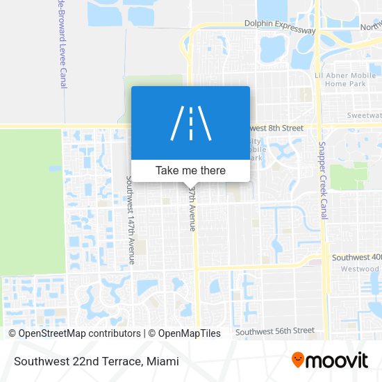Mapa de Southwest 22nd Terrace