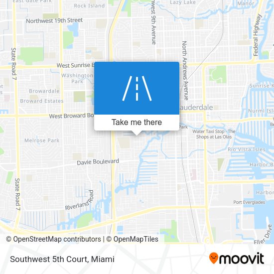 Mapa de Southwest 5th Court