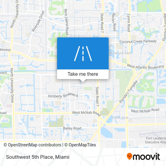 Mapa de Southwest 5th Place