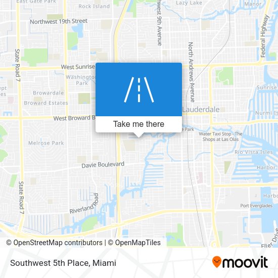 Mapa de Southwest 5th Place