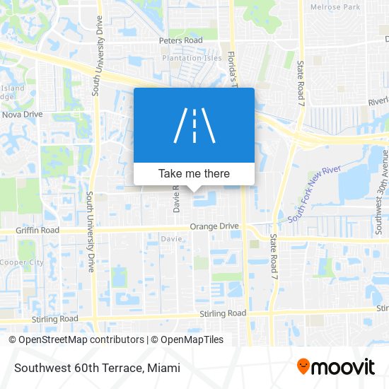 Mapa de Southwest 60th Terrace