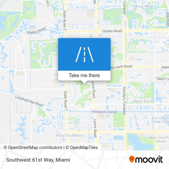 Mapa de Southwest 61st Way